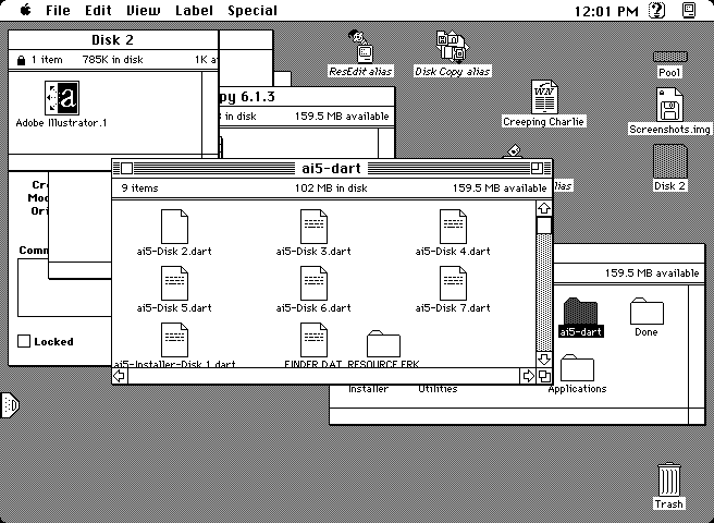 Disk images in ShapeShifter