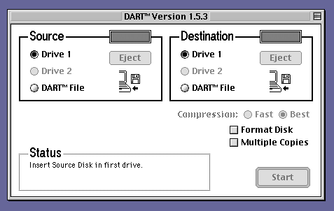 DART interface